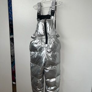 Children’s silver snow overalls